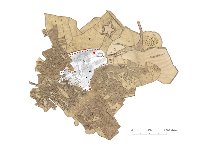 Stadens jordar på 1630-talet