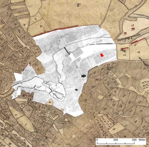 Norrkping_under_1640-talet_omgivet_av_stadens_jordar