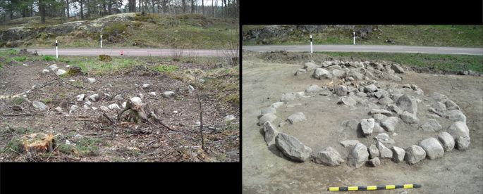 Före och efter avbaning